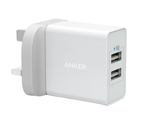 Anker Wall Charger 24W 2-Port USB -white